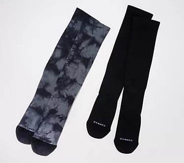 Comrad Set of 2 Nylon Knee-High Compression Socks