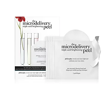 philosophy 12-ct microdelivery brightening peel  pads