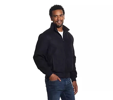 Weatherproof Men's Microsuede Bomber