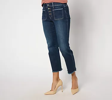 NYDJ Marilyn Ankle Embroidered Jean - Lotus Gardens