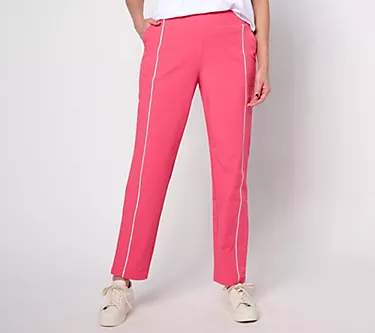 Isaac Mizrahi Live! Tall Clubhouse Stretch Tech Woven Pants