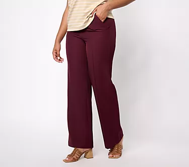 Isaac Mizrahi Live! Regular Forever Twill Pull on Trouser