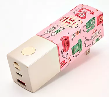 HALO 5,000mAh Lipstick Power Bank with Foldable AC Plug