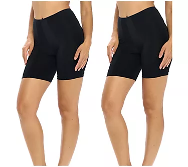 Undersummers Set of 2 Cooling Classic 6" Shortlette Slip Short
