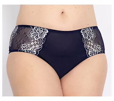 Lunaire Limoges Lace Back Bikini-Cut Panty