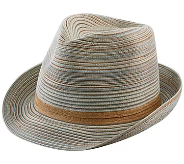 San Diego Hat Co. Mixed Braid Fedora