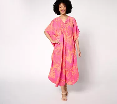Brandis Dress Out Loud Regular Cheat the Heat Caftan