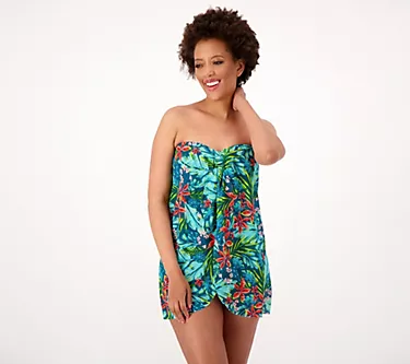 Kim Gravel x Swimsuits For All Mesh Overlay One-Piece