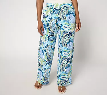 Denim & Co. Beach Jersey Tall Wide Leg Pant - New Colors