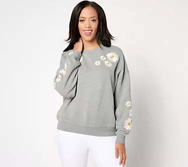 Driftwood Jeans Teddy Crewneck Pullover - Daisy 1 198991-driftwood-jeans-teddy-crewneck-pullover-daisy-1.webp