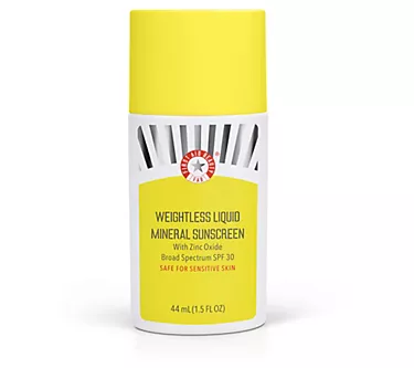 First Aid Beauty Weightless Liquid Mineral Sunscreen SPF 30