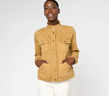 Belle Boho by Kim Gravel Vintage-Style Utility Jacket