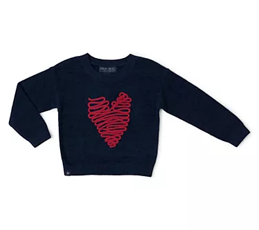Barefoot Dreams CozyChic Ultra Lite Toddler Heart Pullover