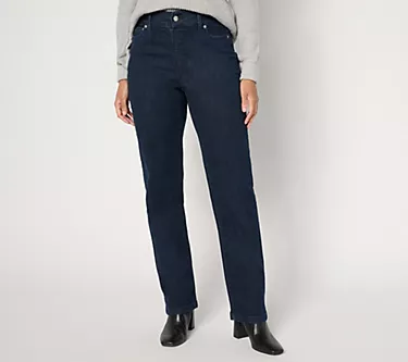Denim & Co. Tall Indigo '94 Fit Easy Stretch Relaxed Jean