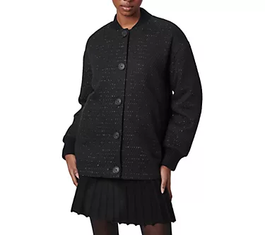 Bernardo Midnight Shadow Bomber Jacket