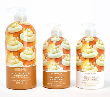 HomeWorx by Slatkin + Co. 3pc Body Wash, Hand Soap & Lotion Set