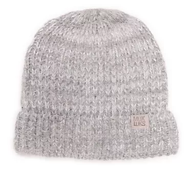 MUK LUKS Women's Eyelash Ribbed Knit Beanie
