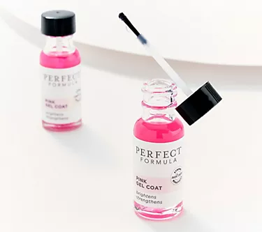 Perfect Formula Pink Gel Coat Nail Treatment Duo