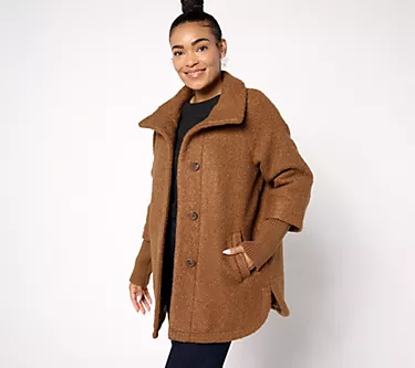 Weatherproof Boucle Car Coat with Knit Sleeves 1 212558-weatherproof-boucle-car-coat-with-knit-sleeves-1.webp