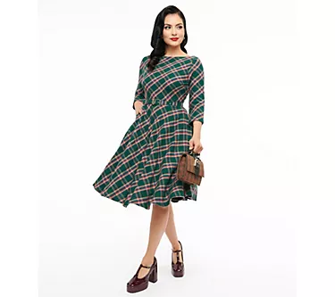Unique Vintage Red Bias Plaid Devon Swing Dress 1 213277-unique-vintage-red-bias-plaid-devon-swing-dress-1.webp