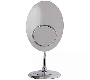 Zadro Oval Tri-Optics 1X, 3X and 8X Pedestal Vanity Mirror