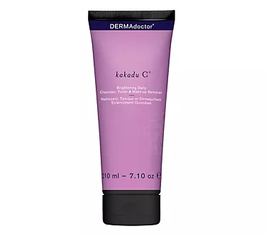 DERMAdoctor Kakadu C Daily Cleanser, Toner & Makeup Remover