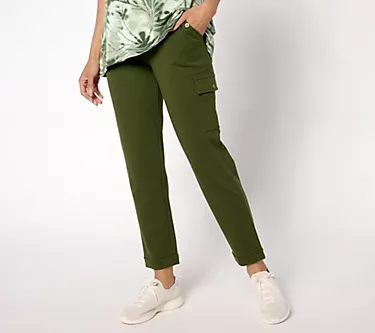 Sport Savvy Regular French Terry Tapered Pant w/ Cargo Pocket