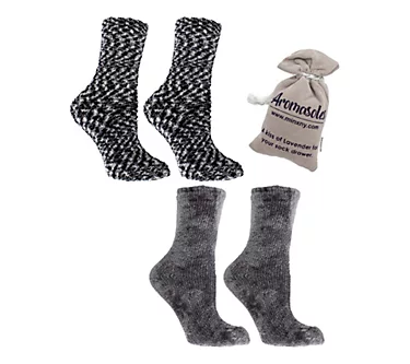 MinxNY S/2 Velvet Shea Butter Infused Socks