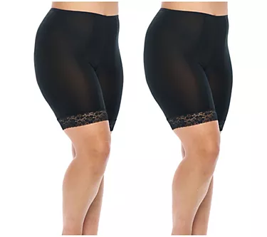 Undersummers Set of 2 Cooling Fusion 9" Shortlette Slip Short