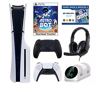 PS5 Slim Astrobot Console w/ Acc, Vou & Extra DualSense