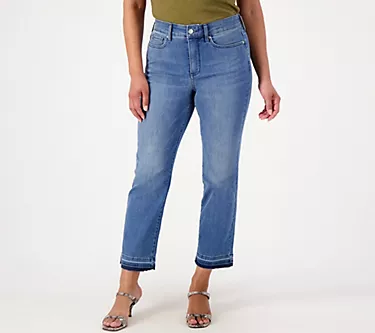 NYDJ High Rise Marilyn Cool Embrace Straight Ankle- Stunning