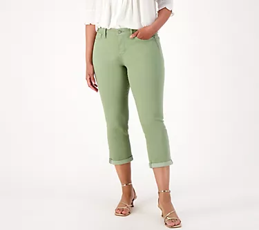 NYDJ Chloe Capri Cool Embrace- English Ivy