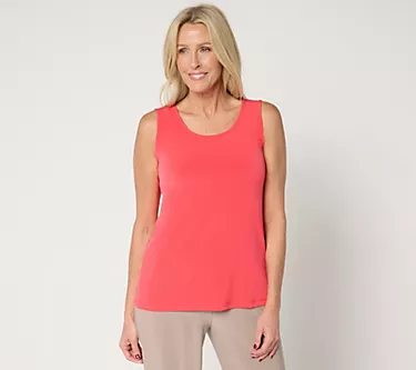 Susan Graver Modern Essentials Liquid Knit Tank Top