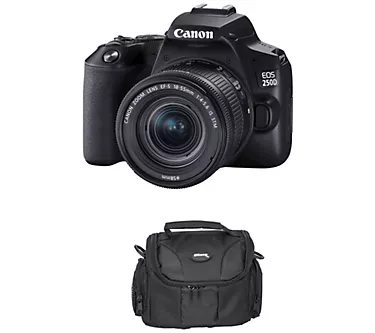 Canon EOS 250D/Rebel SL3 DSLR Camera w/18-55mmns