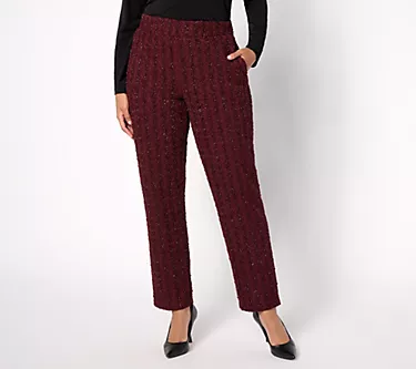 Dennis Basso Regular Boucle Pants with Sequin Accents 1 225607-dennis-basso-regular-boucle-pants-with-sequin-accents-1.webp