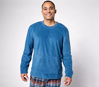 Stan Herman Men's Cozy Fleece Pullover