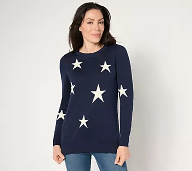 Belle by Kim Gravel Star Power Sweater