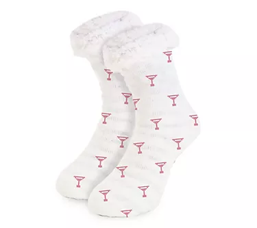 By The Edit Fuzzy Feelings Non-Slip Slipper Socks
