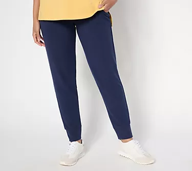 Denim & Co. Active Tall Heavenly Jersey Ankle Jogger