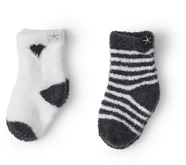 Barefoot Dreams Cozy Chic Lite Baby Heart SockSet