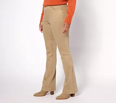 Isaac Mizrahi Live! Regular Color True Denim Pull On Jeans