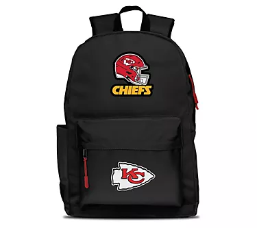 Mojo NFL Black Two-Logo Campus Backpack
