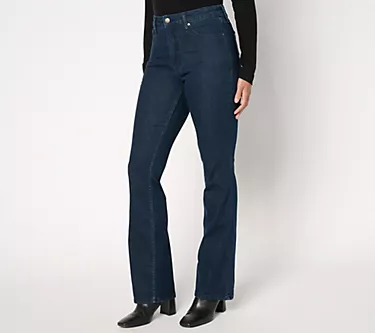 BEAUTIFUL by Lawrence Zarian Petite Baby Boot Jean- Indigo