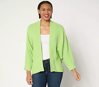 Belle by Kim Gravel Dare to be Bright Shaker Knit Cardigan
