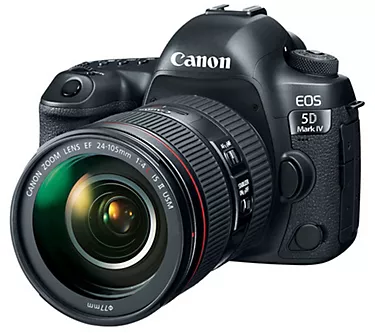 Canon EOS 5D Mark IV DSLR Camera w/ 24-105 f/4 II Lens Bundle
