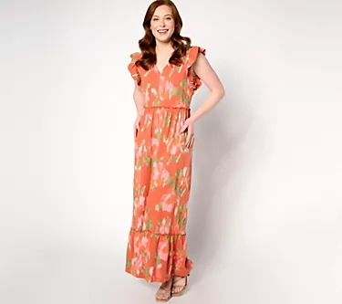 AnyBody Regular Daydreamer Knit Maxi Dress