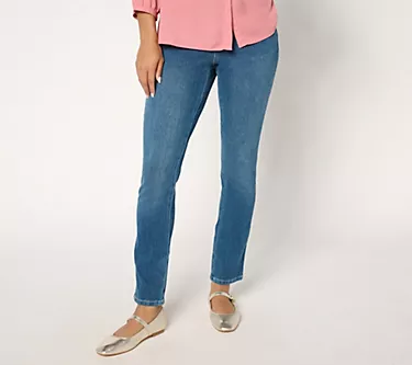 Belle by Kim Gravel Petite Flexibelle Paisley Belle Curve Jean