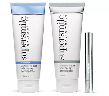 Supersmile Extra White Toothpaste, Accelerator, & Bolt