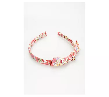 Violet & Brooks Charlotte Preppy Bow FloralHeadband