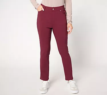 Denim & Co. Signature Petite Smart Stretch Pants